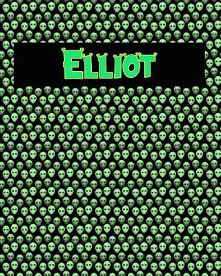 120 Page Handwriting Practice Book with Green Alien Cover Elliot: Primary Grades Handwriting Book