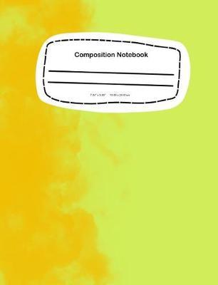 Composition Notebook: 7.44 x 9.69, 18.90 x 24.61cm School Notebook Journal