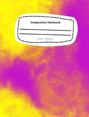 Composition Notebook: 7.44 x 9.69, 18.90 x 24.61cm School Notebook Journal