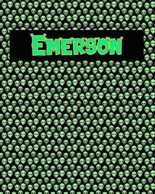 120 Page Handwriting Practice Book with Green Alien Cover Emerson: Primary Grades Handwriting Book