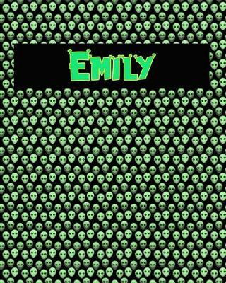 120 Page Handwriting Practice Book with Green Alien Cover Emily: Primary Grades Handwriting Book