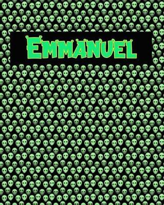 120 Page Handwriting Practice Book with Green Alien Cover Emmanuel: Primary Grades Handwriting Book