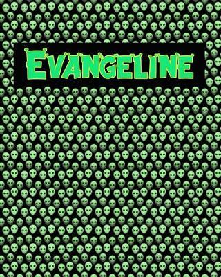 120 Page Handwriting Practice Book with Green Alien Cover Evangeline: Primary Grades Handwriting Book