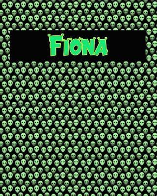 120 Page Handwriting Practice Book with Green Alien Cover Fiona: Primary Grades Handwriting Book
