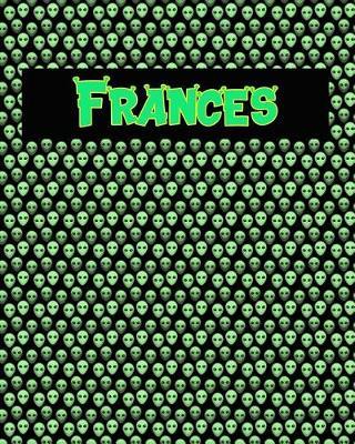 120 Page Handwriting Practice Book with Green Alien Cover Frances: Primary Grades Handwriting Book