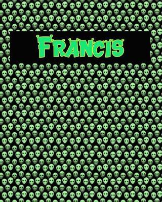 120 Page Handwriting Practice Book with Green Alien Cover Francis: Primary Grades Handwriting Book