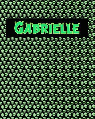 120 Page Handwriting Practice Book with Green Alien Cover Gabrielle: Primary Grades Handwriting Book