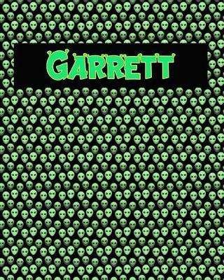 120 Page Handwriting Practice Book with Green Alien Cover Garrett: Primary Grades Handwriting Book