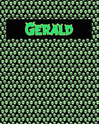 120 Page Handwriting Practice Book with Green Alien Cover Gerald: Primary Grades Handwriting Book