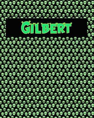 120 Page Handwriting Practice Book with Green Alien Cover Gilbert: Primary Grades Handwriting Book
