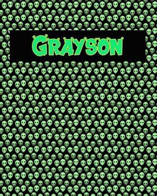 120 Page Handwriting Practice Book with Green Alien Cover Grayson: Primary Grades Handwriting Book