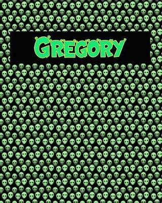 120 Page Handwriting Practice Book with Green Alien Cover Gregory: Primary Grades Handwriting Book