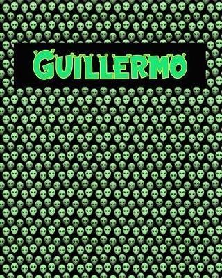 120 Page Handwriting Practice Book with Green Alien Cover Guillermo: Primary Grades Handwriting Book