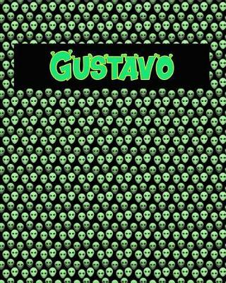120 Page Handwriting Practice Book with Green Alien Cover Gustavo: Primary Grades Handwriting Book