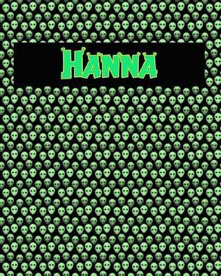 120 Page Handwriting Practice Book with Green Alien Cover Hanna: Primary Grades Handwriting Book