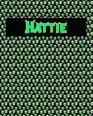 120 Page Handwriting Practice Book with Green Alien Cover Hattie: Primary Grades Handwriting Book