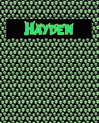 120 Page Handwriting Practice Book with Green Alien Cover Hayden: Primary Grades Handwriting Book