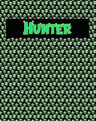120 Page Handwriting Practice Book with Green Alien Cover Hunter: Primary Grades Handwriting Book
