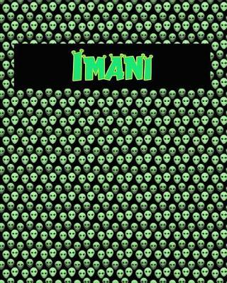 120 Page Handwriting Practice Book with Green Alien Cover Imani: Primary Grades Handwriting Book