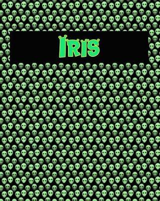 120 Page Handwriting Practice Book with Green Alien Cover Iris: Primary Grades Handwriting Book