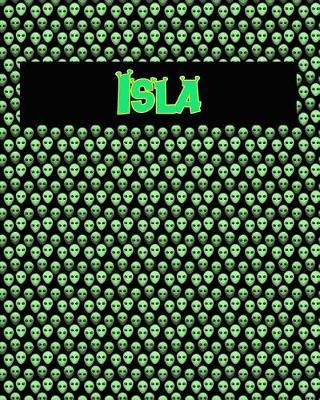 120 Page Handwriting Practice Book with Green Alien Cover Isla: Primary Grades Handwriting Book