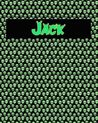 120 Page Handwriting Practice Book with Green Alien Cover Jack: Primary Grades Handwriting Book