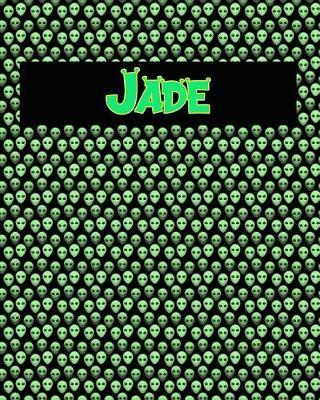 120 Page Handwriting Practice Book with Green Alien Cover Jade: Primary Grades Handwriting Book