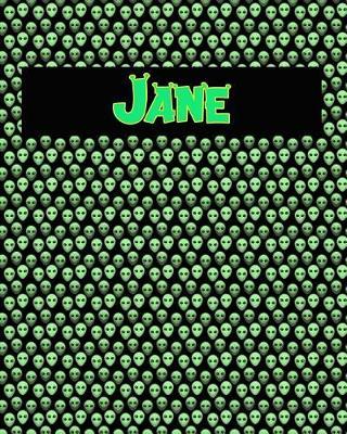 120 Page Handwriting Practice Book with Green Alien Cover Jane: Primary Grades Handwriting Book