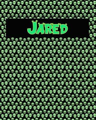 120 Page Handwriting Practice Book with Green Alien Cover Jared: Primary Grades Handwriting Book