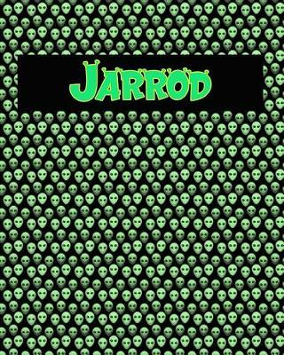 120 Page Handwriting Practice Book with Green Alien Cover Jarrod: Primary Grades Handwriting Book