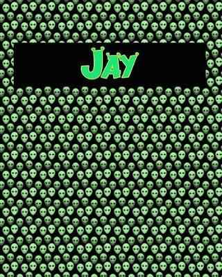 120 Page Handwriting Practice Book with Green Alien Cover Jay: Primary Grades Handwriting Book
