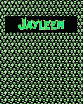 120 Page Handwriting Practice Book with Green Alien Cover Jayleen: Primary Grades Handwriting Book