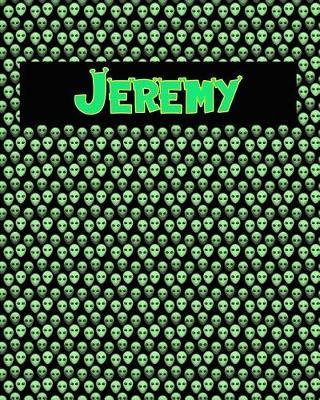 120 Page Handwriting Practice Book with Green Alien Cover Jeremy: Primary Grades Handwriting Book