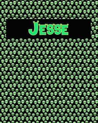 120 Page Handwriting Practice Book with Green Alien Cover Jessica: Primary Grades Handwriting Book