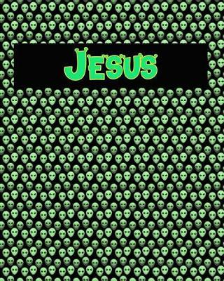 120 Page Handwriting Practice Book with Green Alien Cover Jesus: Primary Grades Handwriting Book
