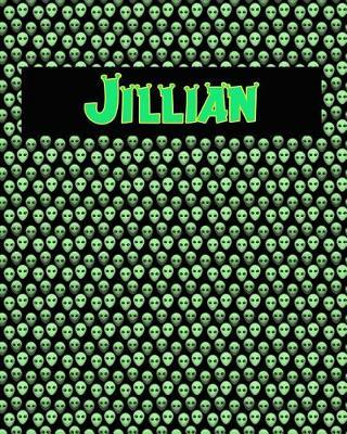 120 Page Handwriting Practice Book with Green Alien Cover Jillian: Primary Grades Handwriting Book