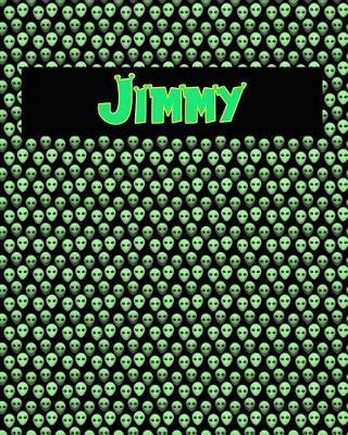 120 Page Handwriting Practice Book with Green Alien Cover Jimmy: Primary Grades Handwriting Book