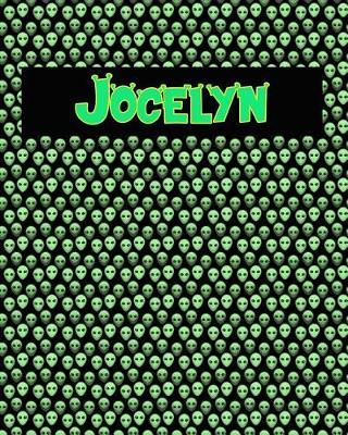 120 Page Handwriting Practice Book with Green Alien Cover Jocelyn: Primary Grades Handwriting Book