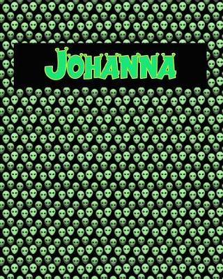 120 Page Handwriting Practice Book with Green Alien Cover Johanna: Primary Grades Handwriting Book