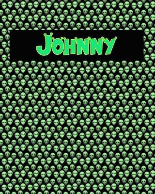 120 Page Handwriting Practice Book with Green Alien Cover Johnny: Primary Grades Handwriting Book