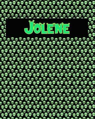 120 Page Handwriting Practice Book with Green Alien Cover Jolene: Primary Grades Handwriting Book