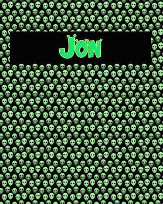 120 Page Handwriting Practice Book with Green Alien Cover Jon: Primary Grades Handwriting Book