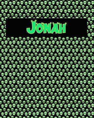 120 Page Handwriting Practice Book with Green Alien Cover Jonah: Primary Grades Handwriting Book