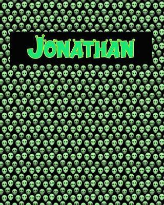 120 Page Handwriting Practice Book with Green Alien Cover Jonathan: Primary Grades Handwriting Book
