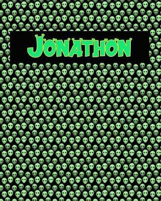 120 Page Handwriting Practice Book with Green Alien Cover Jonathon: Primary Grades Handwriting Book