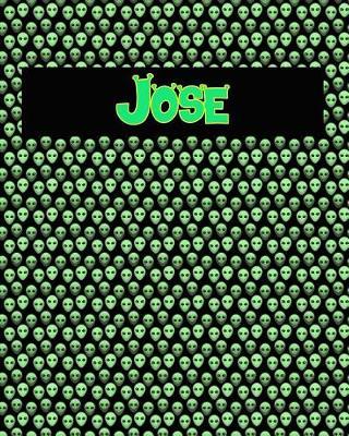 120 Page Handwriting Practice Book with Green Alien Cover Jose: Primary Grades Handwriting Book