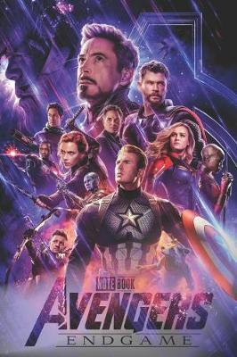 AVENGERS ENDGAME Notebook: Organize Notes, Ideas, Follow Up, Project Management, 6 x 9 (15.24 x 22.86 cm) - 110 Pages - Durable Soft Cover - Line