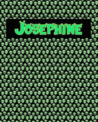 120 Page Handwriting Practice Book with Green Alien Cover Josephine: Primary Grades Handwriting Book