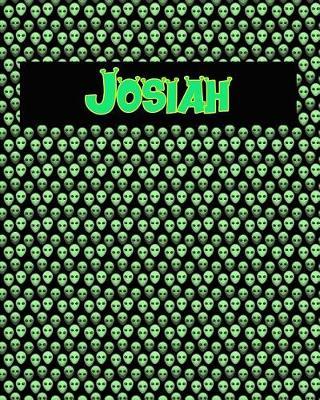 120 Page Handwriting Practice Book with Green Alien Cover Josiah: Primary Grades Handwriting Book