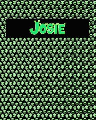 120 Page Handwriting Practice Book with Green Alien Cover Josie: Primary Grades Handwriting Book